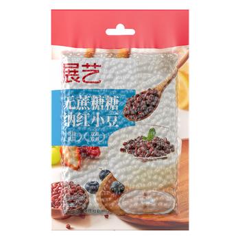 展艺奶茶蜜豆烘焙原料 无蔗糖红小豆熟红小豆奶茶配料500g 商品图3
