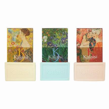 【中欧班列5块】韩国爱敬卡莱丝名画香皂 原装进口香味持久香型精油洗澡沐浴全身男女洗脸洁面皂 100g/块WHBX 商品图4