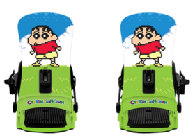 2526Gee snowboard固定器 蜡笔小新 马格里特天空