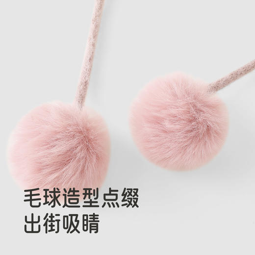 【商场同款】英氏秋冬儿童小羊帽子可爱柔软保暖女孩冬帽新款 商品图3