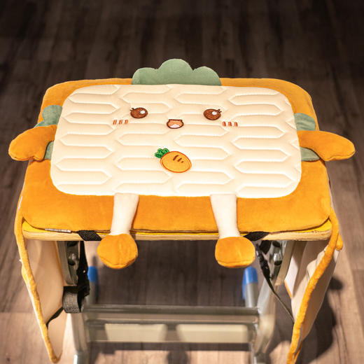 自然醒卡通学生收纳坐垫冰丝乳胶小学生椅垫教室补课坐垫凉垫QYL 商品图3