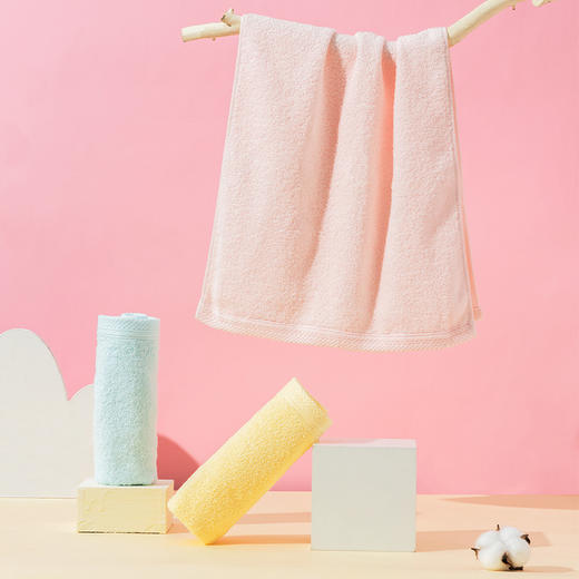 内野X-简约素色缎边面巾 34*75cm 商品图4