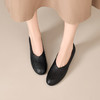 【预售5天】舒适柔软法式优雅圆头头层羊皮低跟单鞋女MBJR&6952 商品缩略图1