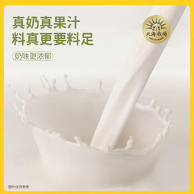 北海牧场 哈密瓜果汁牛奶200ml*10盒 真果汁真牛乳营养早餐奶饮料礼盒装 /水饮冲调 /常温奶 /风味奶