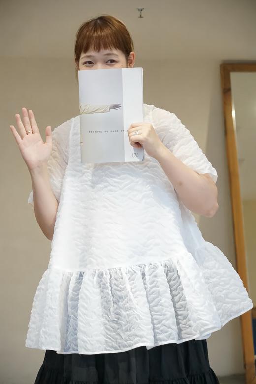 cecilie bahnsen白色细节感圆领长上衣 商品图2