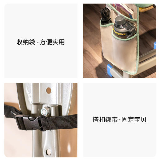 自然醒卡通学生收纳坐垫冰丝乳胶小学生椅垫教室补课坐垫凉垫QYL 商品图8