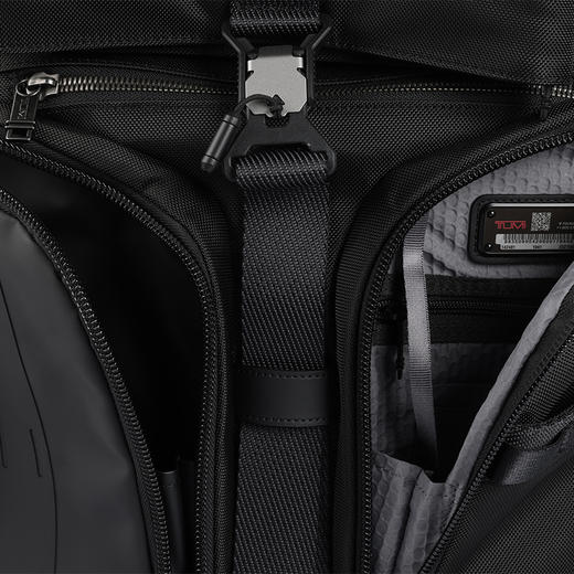 【现货特惠秒】TUMI 途明  男士全尼龙 防风雨防刮防摔多功能 折叠安全袋口双肩包 12154 商品图5