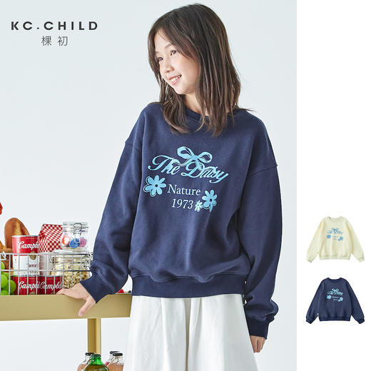 棵初圆领印花卫衣844K258001CD 商品图0