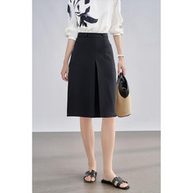 米思阳2025新款遮胯显瘦A字半身裙1653