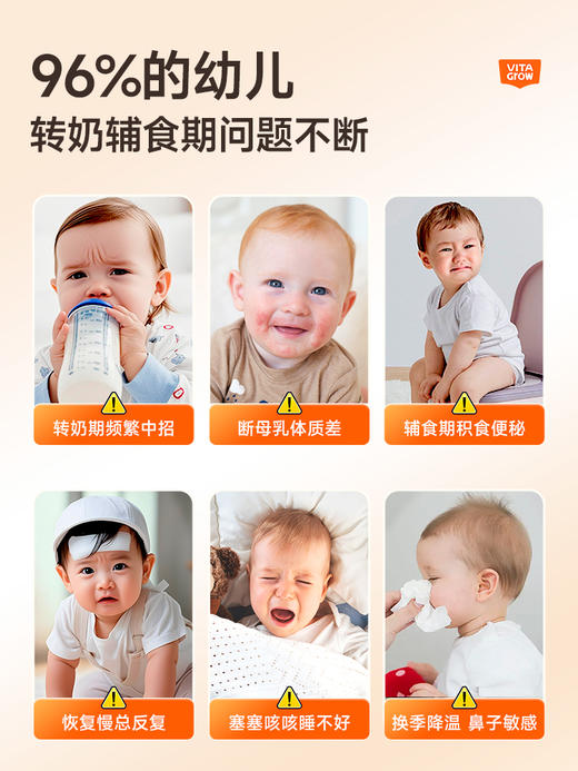 Vita Grow 酵母β葡聚糖滴剂 55ml/瓶 提升宝宝免疫降低婴幼儿呼吸道感染（有效期至26年1月4日） 商品图1