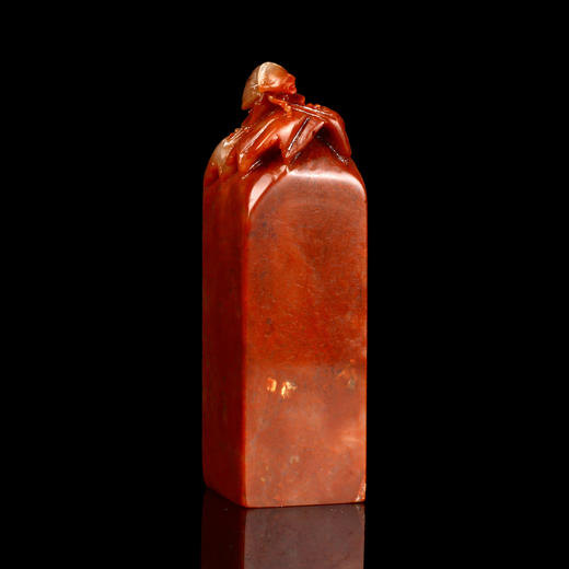 孤品017124-老挝石昆虫钮方章-2.2*2.2*7.4cm 商品图1