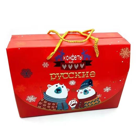 【新春糖果礼盒】俄罗斯糖果散糖混装500g*2礼盒装 新年糖果喜糖 商品图12