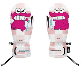 2526Gee snowboard手套 蜡笔小新 鳄鱼山先生