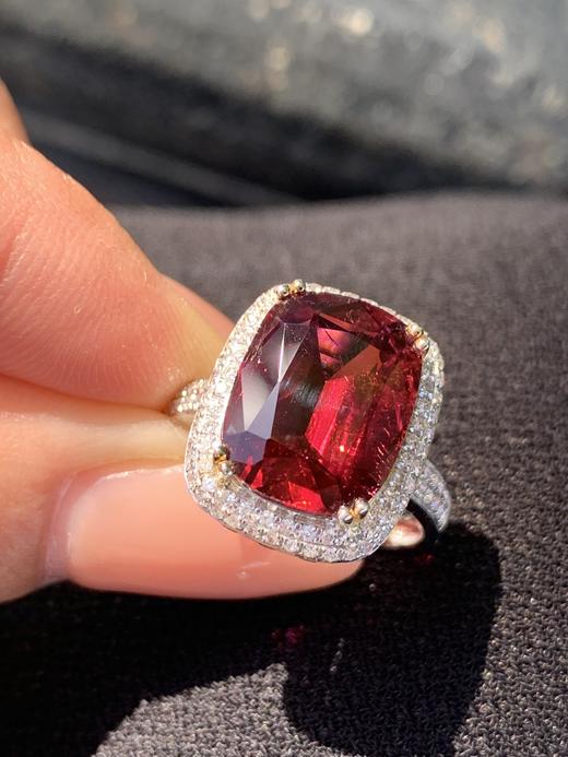 5.25ct刻面碧玺戒指 商品图1