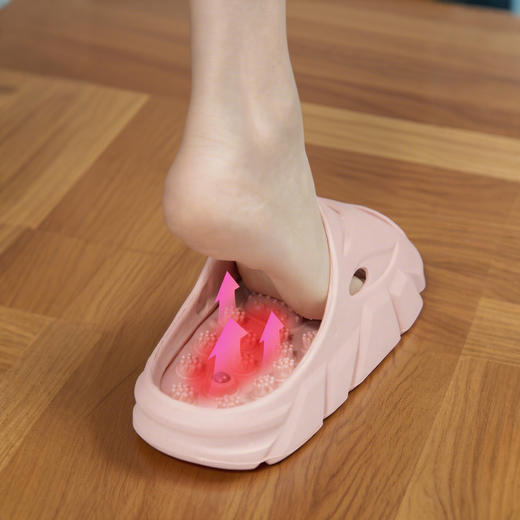 热卖！移动足疗！兰序 按摩养生拖鞋 磁石按摩穴位 男女款 商品图3