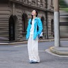 绽放女装521朵/天丝棉帅气大廓型文艺百搭落肩长袖衬衫女上衣外套 商品缩略图2