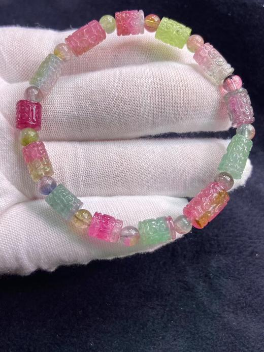 6-10mm单圈回纹碧玺手串 商品图1