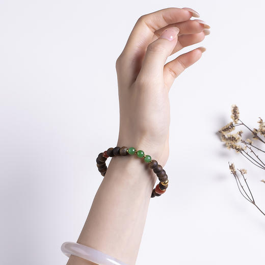 xy0533沉香+南红碧玉手串 商品图10