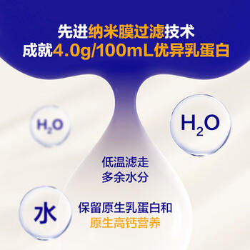 1号会员店（One's Member）4.0g蛋白纯牛奶200ml*30盒 每盒8g蛋白240mg高钙性价比  1月2月产 /水饮冲调 /常温奶 /基础牛奶 商品图5