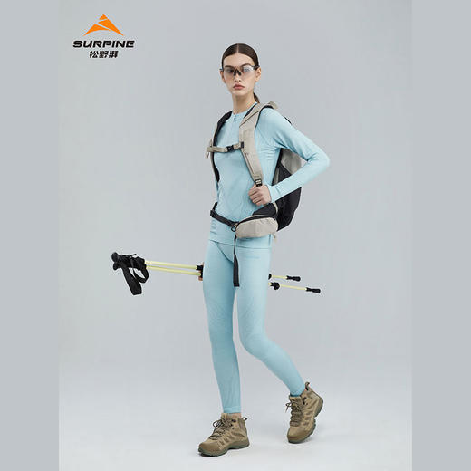 【现货】SURPINE松野湃 女款凌峰系列极细美利奴羊毛保暖内衣 商品图3