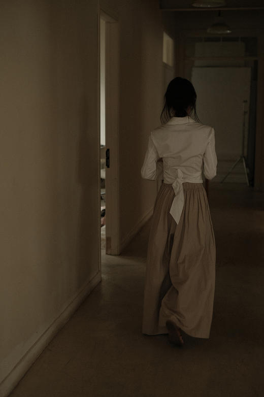 羊绒匹马棉（Supima） | 阔腿高腰裙裤 商品图14