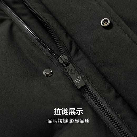 【含鸭绒】圣得西男士保暖加厚羽绒服2025秋新款可拆卸防风男外套 商品图6