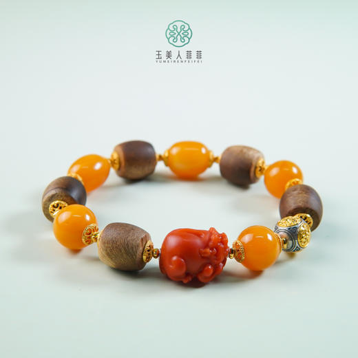 DS925蜜蜡手串-蜜蜡diy手串约11-12mm 商品图0