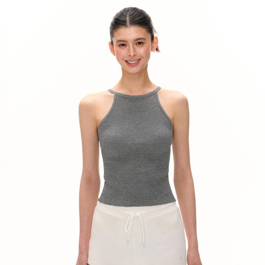 Ariseism 美式复古基础款细肩带针织背心女夏季新款修身上衣 商品图2