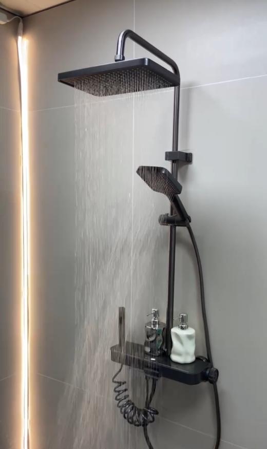 6048凯恩花洒-枪灰 商品图4