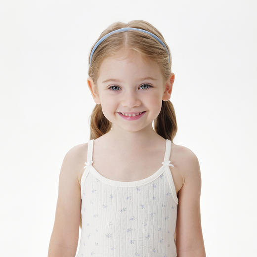 马克珍妮女童甜美爱心碎花吊带儿童背心上衣2025年夏装新款550712 商品图3