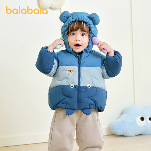 巴拉巴拉儿童羽绒服宝宝男童女童童装加厚保暖舒适户外防风冬季潮★ 商品图1