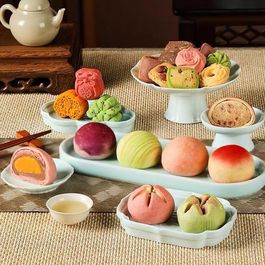 【唐韵华彩礼盒】皇家尚食局黄油曲奇饼干礼盒装中式糕点国风伴手礼送女友七夕礼物748g 商品图2