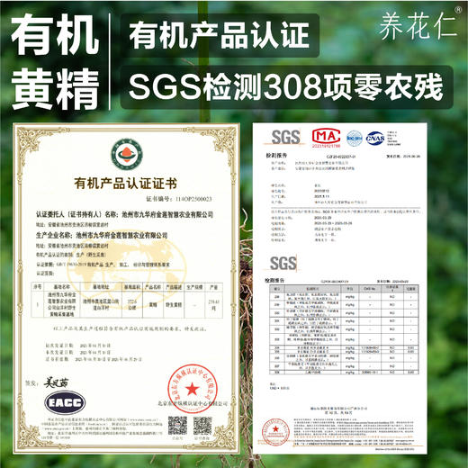 【大山中的宝贝！】养花仁 有机野生黄精200g/盒  传统衫木蒸箱 九蒸九晒45道工序，乌黑油润，肉质细腻，口感软糯甜香；有机黄精茶温和不上火，口感甘甜醇香，无茶碱， 商品图1