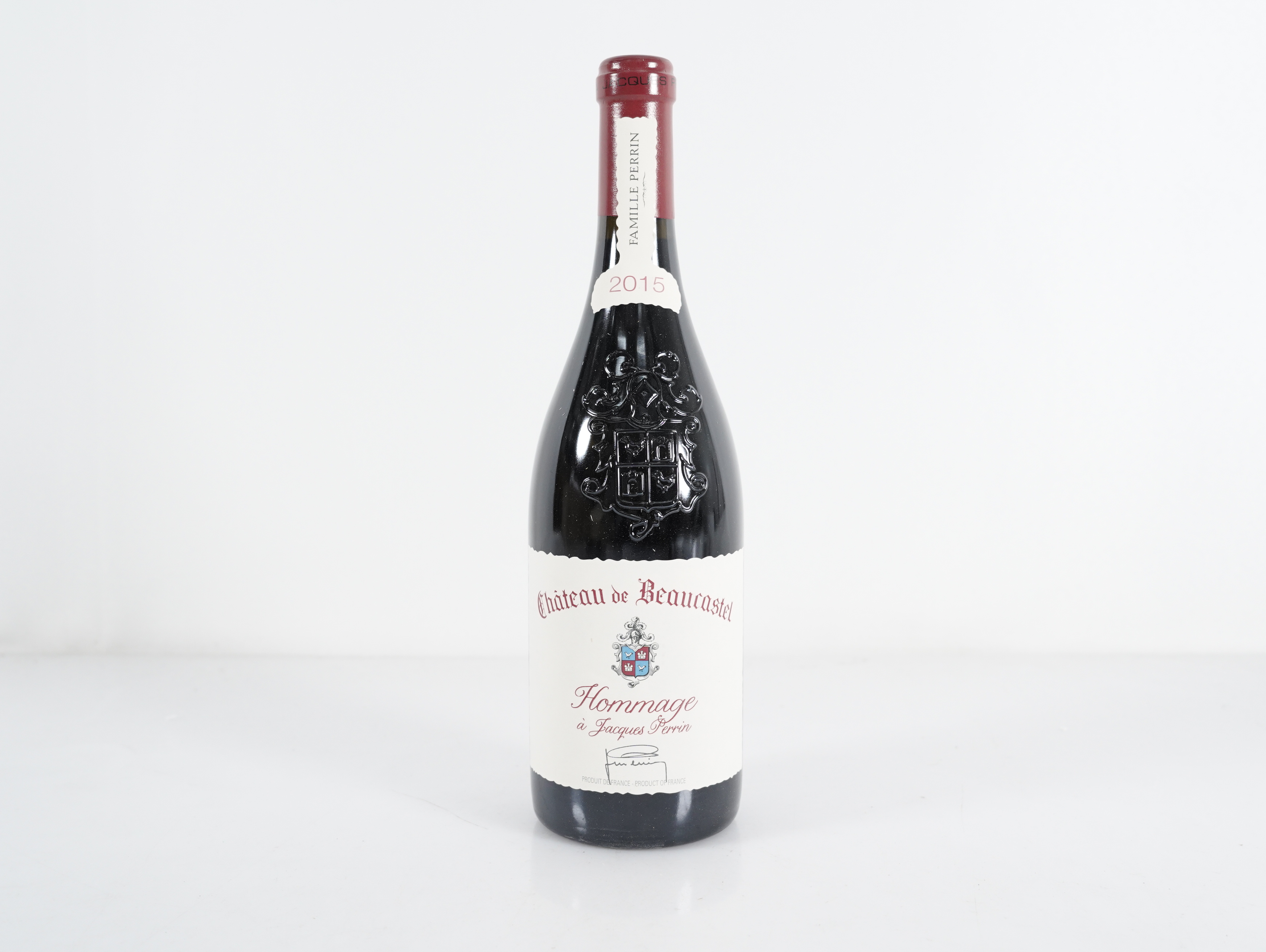 博卡斯特尔酒庄致敬雅克佩兰教皇新堡干红葡萄酒 2015, 法国, 罗讷河