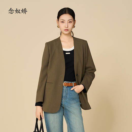 【商场同款】CNA5861 "MIU系打底衫" 大弹力显瘦针织衫 假两件针织 商品图3