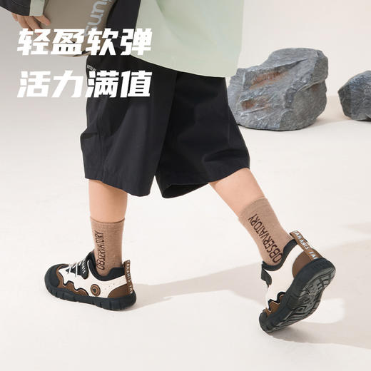 泰兰尼斯秋季新款男童运动鞋318平衡车鞋儿童撞色包头防滑跑鞋 T01X5C6790 商品图3