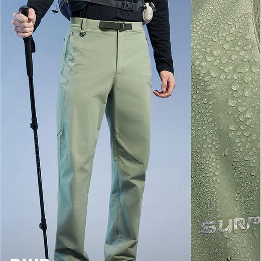 【599秒杀！大牌现货】SURPINE松野湃 男女款越山防泼水Cordura耐磨徒步软壳裤攀岩长裤 商品图0