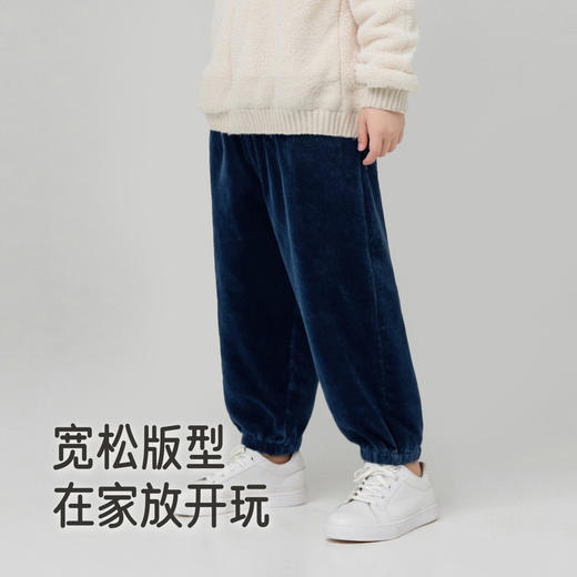 【商场同款】英氏儿童内衣法兰绒保暖长袖长裤居家秋冬新款 商品图2