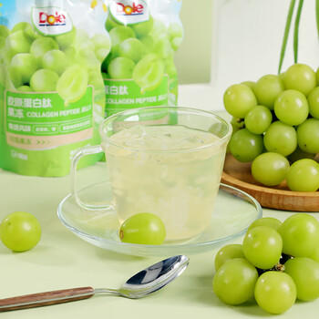 都乐（DOLE）胶原蛋白肽混合果冻 150g*8袋 青提+荔枝+香橙 0脂肪 休闲零食 /休闲食品 /果冻/布丁 /果冻 商品图6