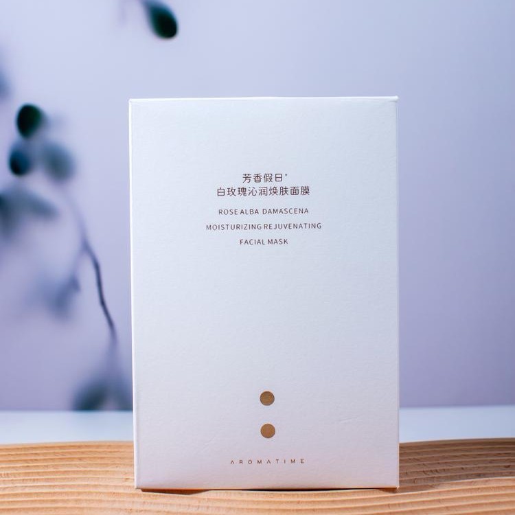 【新品上市】芳香假日 白玫瑰沁润焕肤面膜1盒/5片