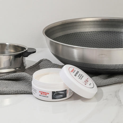 【50积分+19.9元】康巴赫 白盒不锈钢多功能清洁膏 300g/盒 气味温和 商品图3