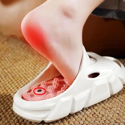 热卖！移动足疗！兰序 按摩养生拖鞋 磁石按摩穴位 男女款 商品图4