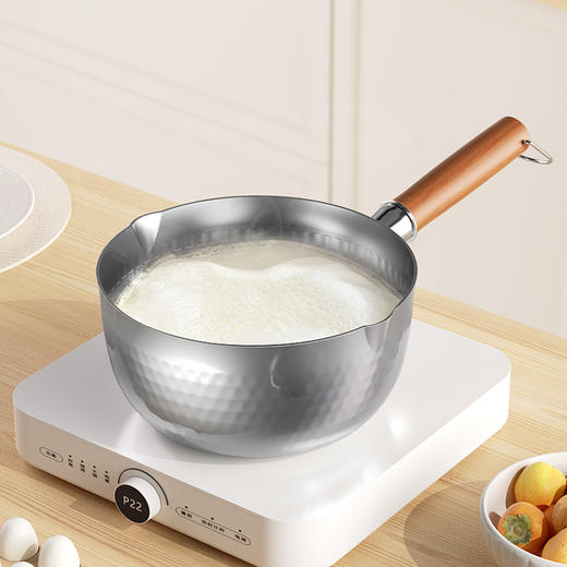 【100积分+129元】康巴赫 316L三层钢雪平锅 18cm（带蒸屉）加厚三层钢 商品图6