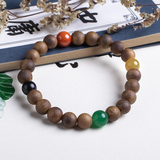 xy0535沉香+多宝四季平安手串 商品图3