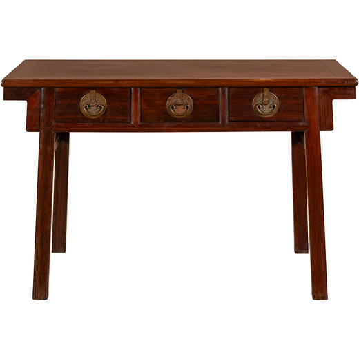 清	红木独板三屉书桌 商品图5
