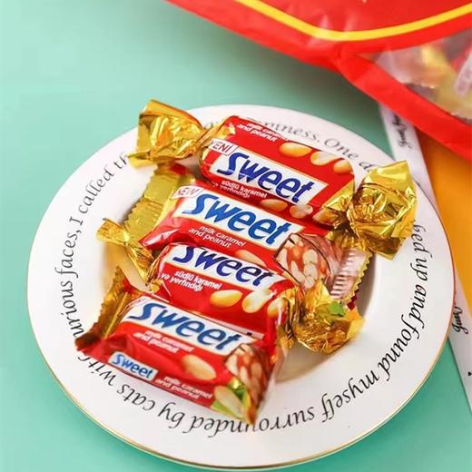 【中欧班列精选】俄罗斯进口士力架  焦糖 巧克力 费列罗花生夹心糖500g 商品图4