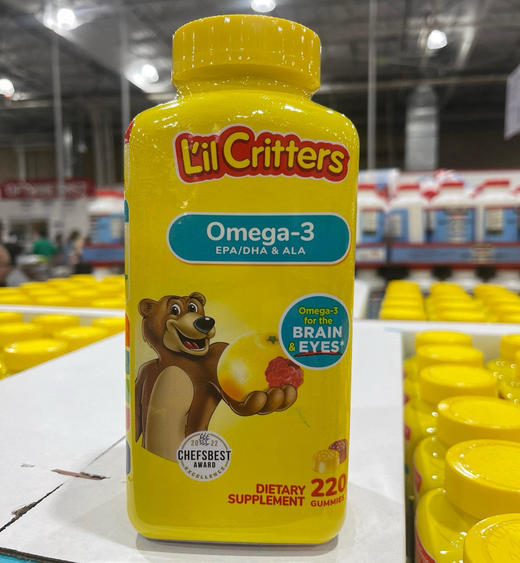 DHA补货了！全新换代 Vitamin D3软糖 注意钙糖是小瓶哦！美国家喻户晓！L'ilCritters小熊糖 商品图14