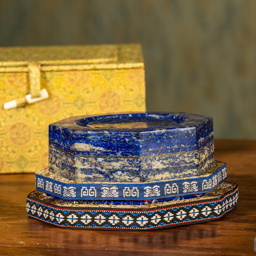 清	青金石八角辟雍砚 商品图4