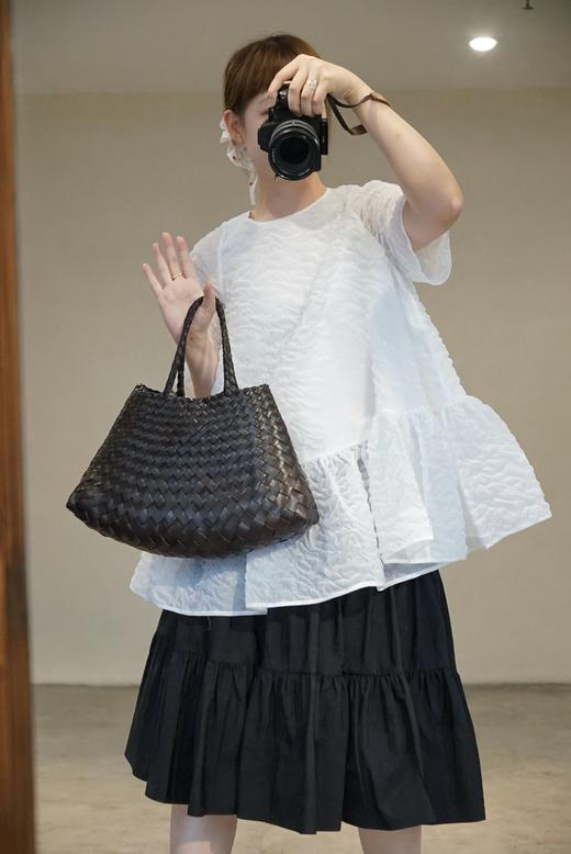 cecilie bahnsen白色细节感圆领长上衣 商品图8