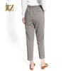 佐尔美经典气质高腰显瘦菱形格休闲裤长裤女M43KC25 商品缩略图4